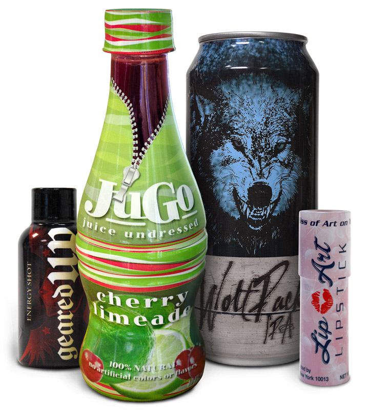 Customization Shrink Label Printed Heat Shrink Wrap Label Waterproof Heat Shrink Sleeve Label for Water Bottle Package Box
