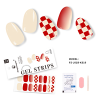Autocollant pour ongles en gel semi-durci fournisseur d'usine de bandes de vernis à ongles personnalisées en bâtonnets de vernis à ongles en gel