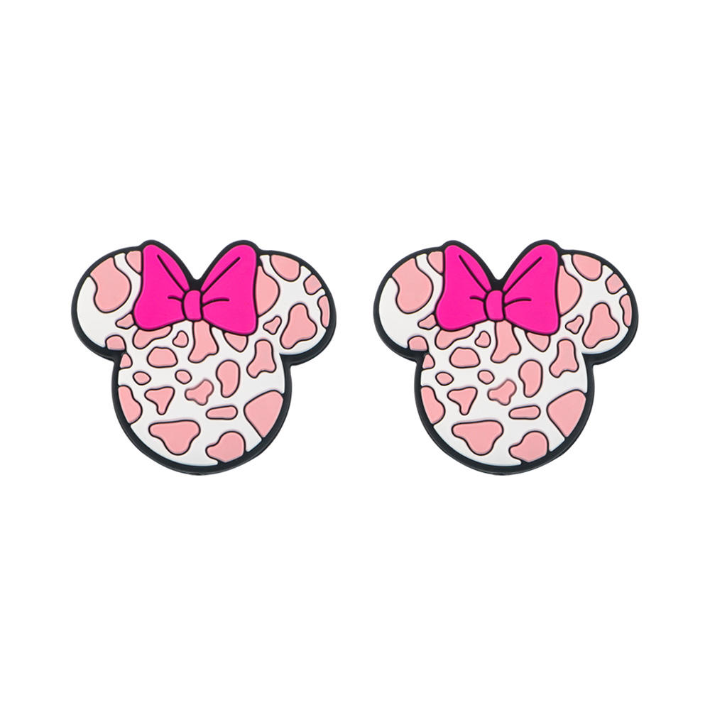 Mouse Head Bead Candy PinkSA323