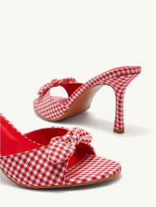 Mules élégantes à talons hauts et bout rond pour femme – Chaussures d'été pour mariée, Noël et mariage - Product Image 5