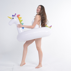 Flotador Inflable de PVC con Forma de Unicornio, Grande y Personalizado, para Adultos - Product Image 5