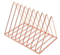 Supports de classeurs en métal Triangle et porte-revues stockage de journaux pour ensembles de bureau ou de bureau à domicile