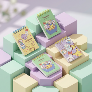 Bloc-notes mini Pillbox Pokémon sans adhésif, 20 pièces/paquet, fabriqué en Corée, papeterie pour enfants, modèle de poche, dessin animé, école - Product Image 3