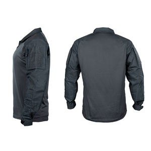 IDOGEAR 남성용 UFS 전술 카모 긴 소매 셔츠 야외 활동을위한 팔꿈치 패드가있는 직물 업그레이드 버전 - Product Image 6