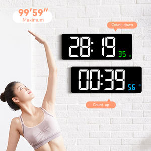 Reloj de Pared Digital LED de 16 Pulgadas con Control Remoto, Alarma, Pantalla Médica y Temperatura, Importado - Product Image 5