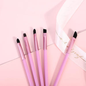 Mini Kit <span class=keywords><strong>de</strong></span> brochas <span class=keywords><strong>de</strong></span> maquillaje portátil profesional, 5 uds., Etiqueta Privada, sombra <span class=keywords><strong>de</strong></span> <span class=keywords><strong>ojos</strong></span>, delineador <span class=keywords><strong>de</strong></span> <span class=keywords><strong>ojos</strong></span>, brochas <span class=keywords><strong>para</strong></span> cejas, lápiz <span class=keywords><strong>de</strong></span> cejas <span class=keywords><strong>para</strong></span> viajes - Product Image 3