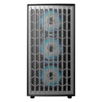 SAMA ABS plastique PVC maille boîtier d'ordinateur de bureau verre trempé boîtier PC OEM ODM ordinateur PC de jeu