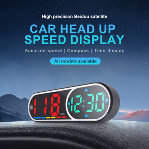 Nhà máy trực tiếp KMH/MPH chuyển đổi HUD với la bàn, rực rỡ màu xe màn hình, xe hiển thị kỹ thuật số Đồng hồ tốc độ với USB sạc - Product Image 2