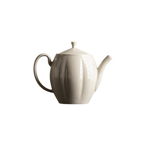 Guanlan Wood Ash Ceramic Teapot Porcelain Oval With Lid Kung Fu <b>Tea</b> <b>Set</b> Small Household Retro Afternoon <b>Tea</b> - Product Image 5