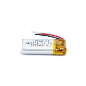Pin <span class=keywords><strong>Lithium</strong></span> <span class=keywords><strong>Polymer</strong></span> 5Mm 3.7V 100Mah <span class=keywords><strong>501225</strong></span> 051225 Lipo Cho Máy Ghi Âm Lái Xe - Product Image 2