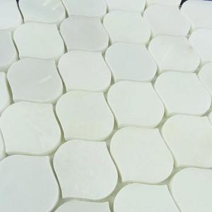 Mosaico di colore blu forma di pera piastrelle di mosaico di <span class=keywords><strong>marmo</strong></span> per la decorazione della parete della cucina del bagno - Product Image 4
