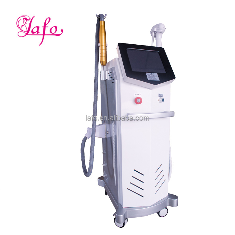 Professional 808 diode laser and pico 2in1 multifunctional high power tattoo hair removal machine LF-668