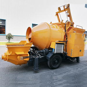 Mezcladora de Mortero Móvil, Máquina Integrada para Mezclar y Transportar Concreto, Transportador Automático de Cemento para Obras de Construcción - Product Image 1