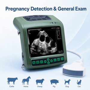 Appareil d'échographie vétérinaire portable avec garantie d'un an, certifié CE - Product Image 1