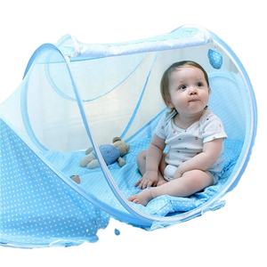 Mosquitera plegable de yurta para bebé con almohadilla para dormir y almohada - Product Image 2