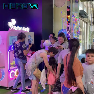 Machine à Barbe à Papa Électrique Portable HEROVR pour Festivals en Plein Air, <span class=keywords><strong>Franchise</strong></span> Commerciale, en Acier Inoxydable, Grande Capacité, avec SDK - Product Image 4