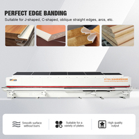 Machine de chantournage automatique de profilés J et C pour placages de bois, bandes de bordure en PVC et acrylique, fabrication de meubles avec certification CE