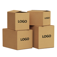 Boîte en carton ondulé portable et écologique sur mesure (3/5/7 couches) avec gaufrage et papier kraft pour l'expédition
