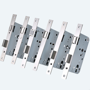 Serratura per <span class=keywords><strong>Porta</strong></span> Euro Mortise Certificata EN12209 in Acciaio Inox Ignifuga con Distanza dal Centro 45mm per Porte del Bagno - Product Image 4