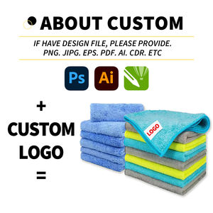 ผ้าไมโครไฟเบอร์คุณภาพสูง ขนาด 40x40 ซม. ไม่เป็นขุย ซับน้ำได้ดี แห้งเร็ว ใช้สำหรับขัดเงา ล้างรถ ทำความสะอาดครัว - Product Image 2