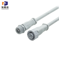 Connecteur M13 étanche, 2-8 broches, connecteur circulaire mâle/femelle, câble électrique, connecteur IP67