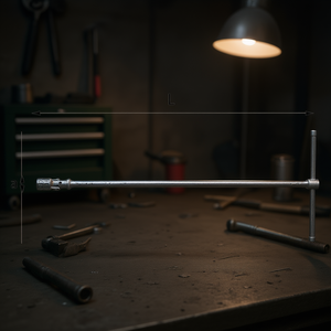 Llave de impacto de 276 Ce con longitud ajustable para reparación mecánica - Product Image 3