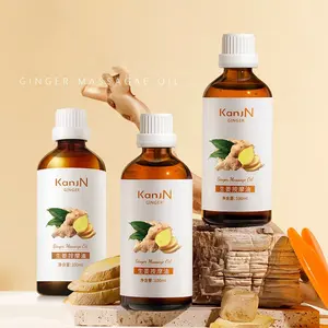 Organic Ginger Massage Oil For Spa,Anti Cellulite Massage Oil, Full Body Massage Oil For Women