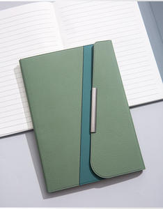 New Notebook <b>Gift</b> <b>Set</b> PU Leather Business Event <b>Gift</b> A5 Thickened Office Notebook with Silk Screen Printing Portable - Product Image 4