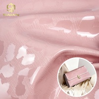 Rouleaux de cuir synthétique PU gaufré léopard brillant 34 couleurs pour sacs à main, chaussures, bagages et artisanat