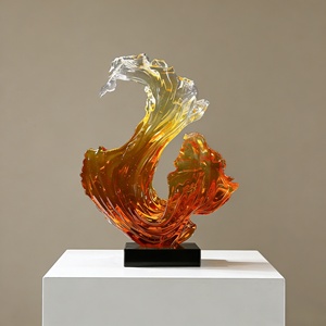 <strong>The</strong> Wind and Moonlight Frozen in <strong>the</strong> Surging <strong>Tides</strong> of Mountains and Seas.Crafted and Carved by Bozhiyi - Product Image 2