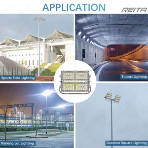 Projecteur LED haute performance IP65 CRI80 pour stades sportifs, contrôle à distance/application, blanc chaud, haute luminosité <span class=keywords><strong>REITA</strong></span> 30-480W - Product Image 6