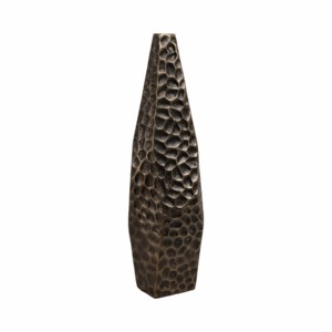 Vaso Decorativo in Metallo Asimmetrico, Vaso Moderno Scultoreo per Fiori, per Soggiorno, Ufficio, Decorazione da Tavolo - Product Image 2