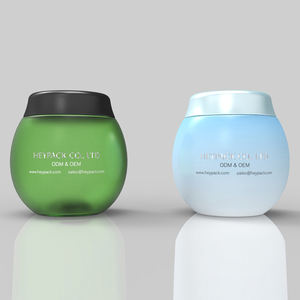 Pot cosmétique en plastique PET sphérique en gros direct d'usine pot cosmétique en plastique - Product Image 1