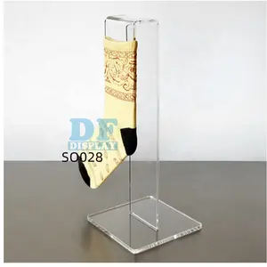 SO028 फैशनेबल गर्म खुदरा जुर्राब खुदरा जुराबें व्यापार मंजिल शेल्फ/एक्रिलिक क्रिसमस मोजा प्रदर्शन रैक - Product Image 1