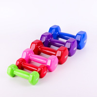 Coloré personnalisé couleur fonte musculation anti-roulis nouveau Style haltères hexagonaux haltères en caoutchouc