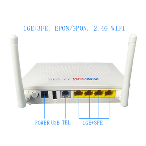 Hs8145c sử dụng <span class=keywords><strong>onu</strong></span> 1ge + 3fe + TEL + USB 2.4 Gam Wifi epon GPON ONT xpon cho sợi quang thiết bị - Product Image 2