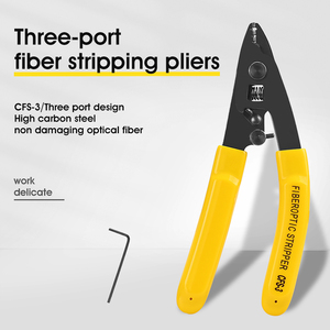 Pince à dénuder optique CFS-3 Miller, outil de dénudage de fibre FTTH, pince à dénuder combinée à trois ports, pince à dénuder la fibre - Product Image 2