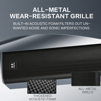 FZ-404 Enceinte colonne line array passive professionnelle en aluminium 160W avec haut-parleurs néodyme, large couverture, empilable, anti-Feedback, intelligente
