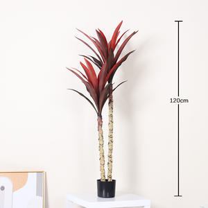 Faux Greenery Árbol artificial Planta de sorgo Árbol en maceta de plástico Árbol de planta de <span class=keywords><strong>agave</strong></span> <span class=keywords><strong>falso</strong></span> para decoración del hogar - Product Image 5