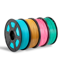 Filament PLA Soie 3D Greentech Couleurs Vives 30+ Couleurs Haute Compatibilité 1KG 1.75mm pour Imprimante 3D FDM Tolerance +/-0.02mm