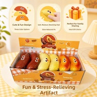 Nouvel Arrivage Jouet Squishy Réaliste en Forme de Hot-Dog à Rebond Lent, Amusant pour le Soulagement du Stress et la Décompression