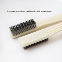 Brosse métallique LEBANG avec manche en plastique extra-large, extra-rigide pour un nettoyage efficace, personnalisable OEM