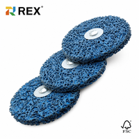 Disque de décapage et de nettoyage en zircone premium Satorex 4,5 pouces 115 mm certifié FSC pour l'élimination industrielle de la rouille et le décapage de la peinture