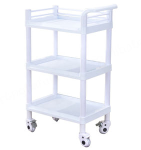 Grande usine de Foshan Nouveau chariot de salon de beauté blanc - Product Image 3