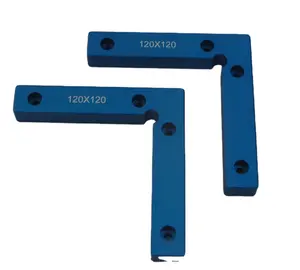 Right angle measuring tools Positioning Squares Clamping 120x120mm L -shape Block Squarer Ruler Woodworking Tools