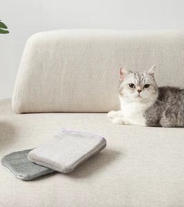 Gant double fonction pour enlever les poils d'animaux, nettoyage domestique, tissu écologique anti-peluches réutilisable, outil anti-morsure pour poils d'animaux - Product Image 2