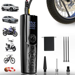 <span class=keywords><strong>Gonfleur</strong></span> de pneus portable mini électrique 100w pour moto/vélo/voiture Pompe à air Compresseur d'air <span class=keywords><strong>Gonfleur</strong></span> de pneus de voiture Accessoires de moto - Product Image 1