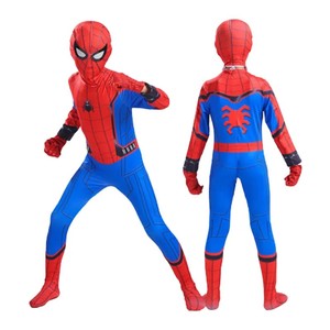 Disfraz de Superhéroe <span class=keywords><strong>Rojo</strong></span> y <span class=keywords><strong>Azul</strong></span> al por Mayor, Ropa de Halloween, Disfraces de Mascarada para Niños al por Mayor - Product Image 5