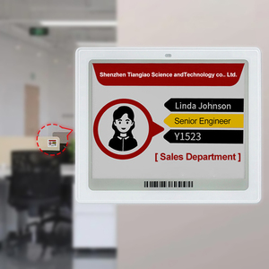 Letrero Electrónico para Reuniones con Pantalla de Tinta Electrónica de 4.2 Pulgadas, Actualización Inalámbrica (Vía Wi-Fi/Bluetooth), Tarjeta de Presentación Electrónica con Buena Visualización - Product Image 1