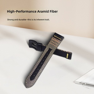 <span class=keywords><strong>Correa</strong></span> de Reloj Ultrafina de Kevlar Tejido, Banda de Fibra de Aramida de 18mm 20mm 22mm <span class=keywords><strong>con</strong></span> Hebilla, <span class=keywords><strong>Correa</strong></span> de Repuesto Deportiva Ligera <span class=keywords><strong>con</strong></span> Logotipo Personalizado - Product Image 5